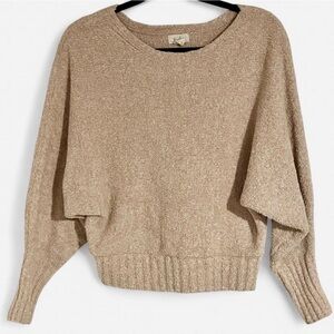 Kaisley Crop Sweater, Fuzzy Comfy, Size Small